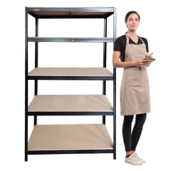 Estante 120x45x180 cm Acero Pintado 5 Band. 1325 Kg