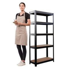 Estante 70x30x150 cm Acero Pintado 5 Band. 750 Kg