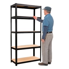 Estante 90x40x180 cm Acero Pintado 5 Band. 875 Kg