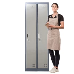 Locker Casillero Metálico 2 Cuerpos 2 Puertas