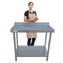 Meson Muro 100% Inoxidable 120x60x85(+6) cm