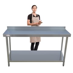 Meson Muro 100% Inoxidable 200x60x85(+6) cm