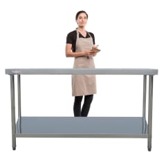 Meson Acero 100% Inoxidable Centro 200x60x85 cm