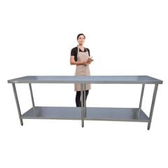 Meson Centro 100% Inoxidable 240x60x85 cm