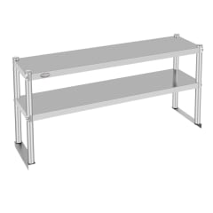 Plateo o Pasa Platos Doble 120x30x60 Cm Acero Inoxidable