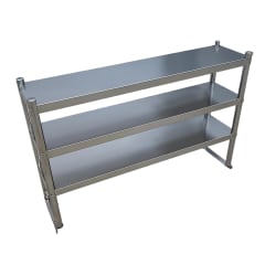 Plateo o Pasa Platos Triple 90x30x75 Cm Acero Inoxidable 0