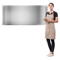 Mueble Colgante Acero Inoxidable 150x65x40 cm. 0