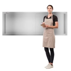 Mueble Colgante Acero Inoxidable 180x65x40 cm.