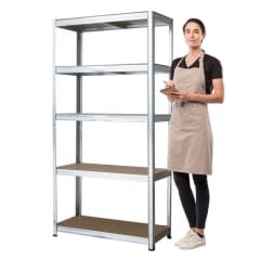 Estante Acero Galvanizado 90x40x180 cm. Cap 875 Kg