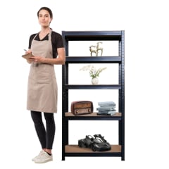 Estante Acero Pintado 70x30x150 cm 5 Band. 875 Kg