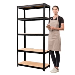 Estante Acero Pintado 90x40x180 cm 5 Band. 875 Kg