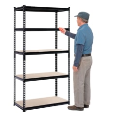 Estante Acero Pintado 90x45x183 cm 5 Band. 905 Kg