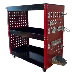 Carro de Acero para Herramientas Semi cerrado con Accesorios