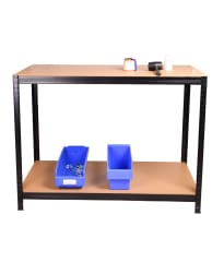 Meson de Trabajo Acero y MDF 120x60x90 cm.