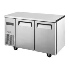 Meson Refrigerado 120 Cm Acero Inox. 2 Ptas 290 Lt