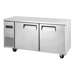 Meson Refrigerado 150 Cm Acero Inox. 2 Ptas 400 Lt