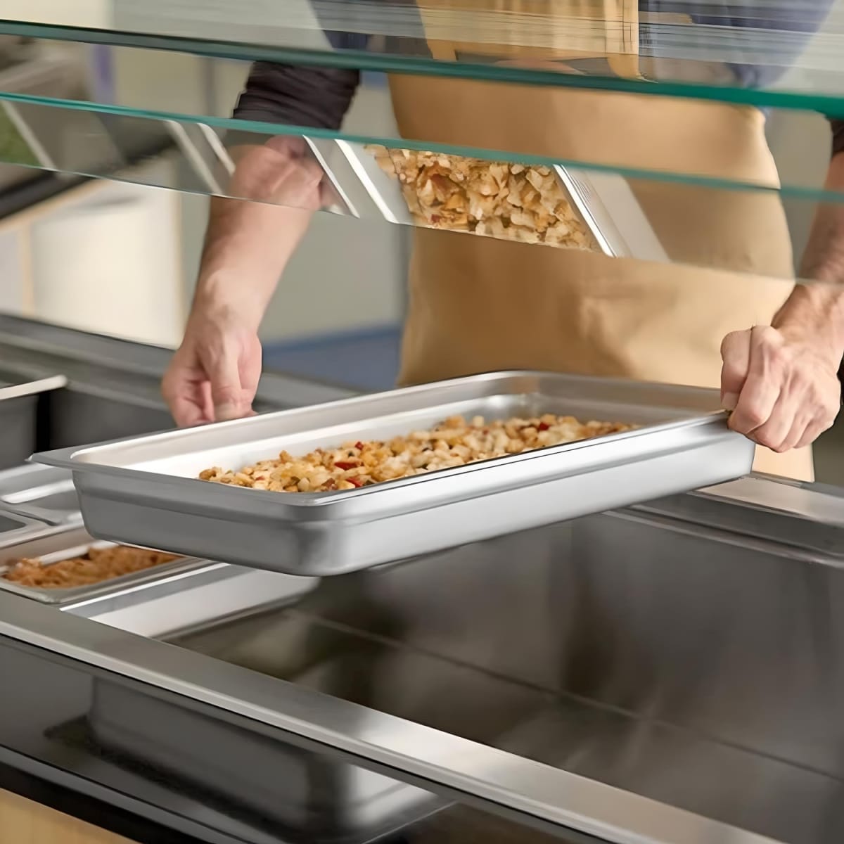 Pack 6 Depositos Gastro GN 1/1 x 65 mm Acero Inox3