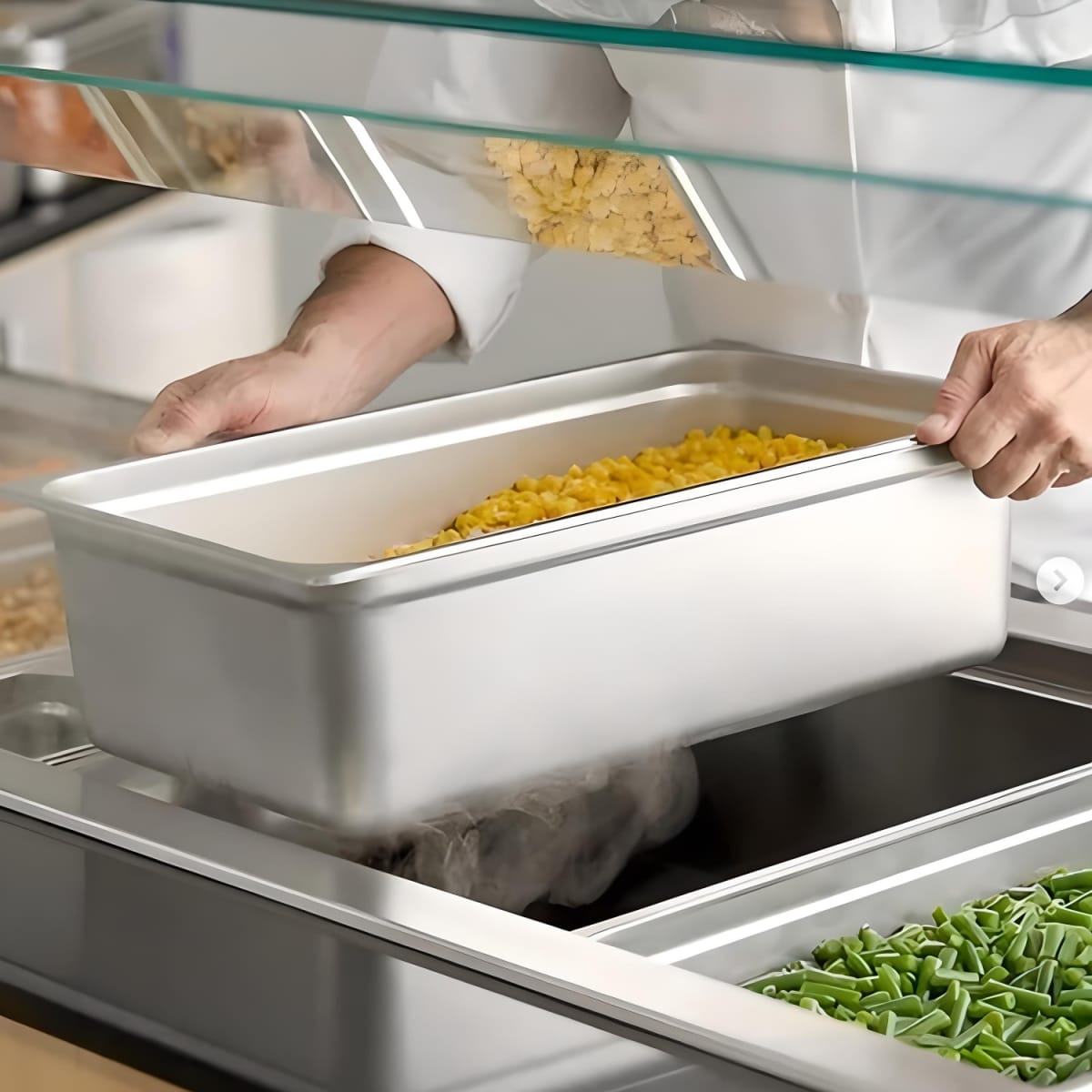 Pack 6 Depositos Gastro GN 1/1 x 150 mm Acero Inox4