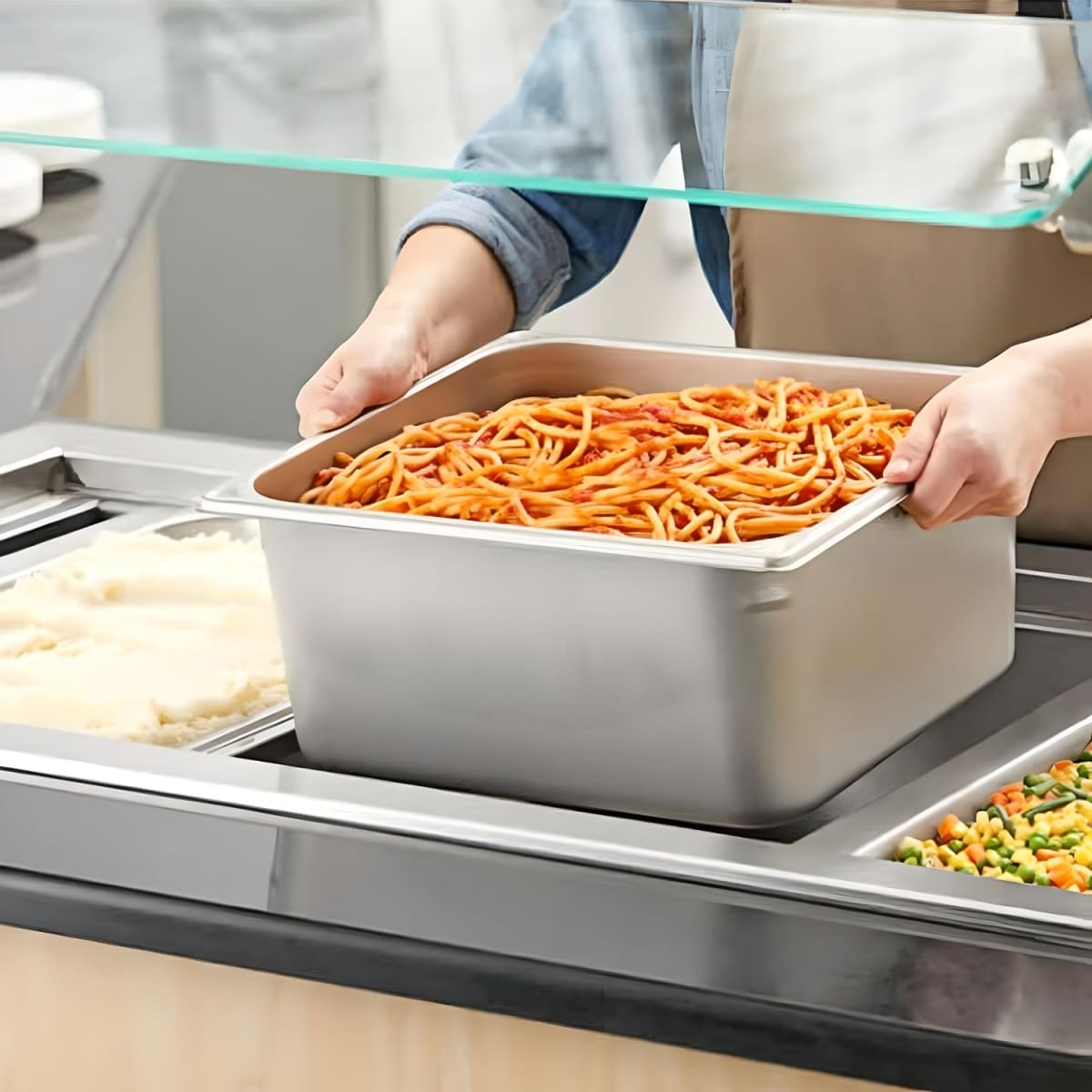 Pack 6 Depositos Gastro GN 1/2 x 150 mm Acero Inox3