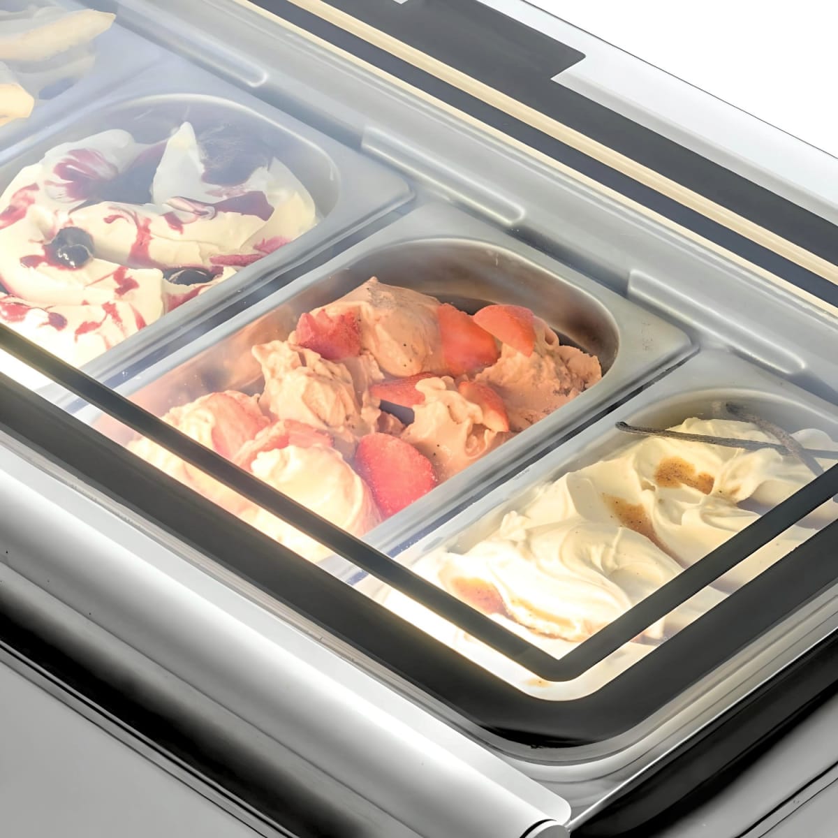 Pack 6 Depositos Gastro GN 1/4 x 100 mm Acero Inox4