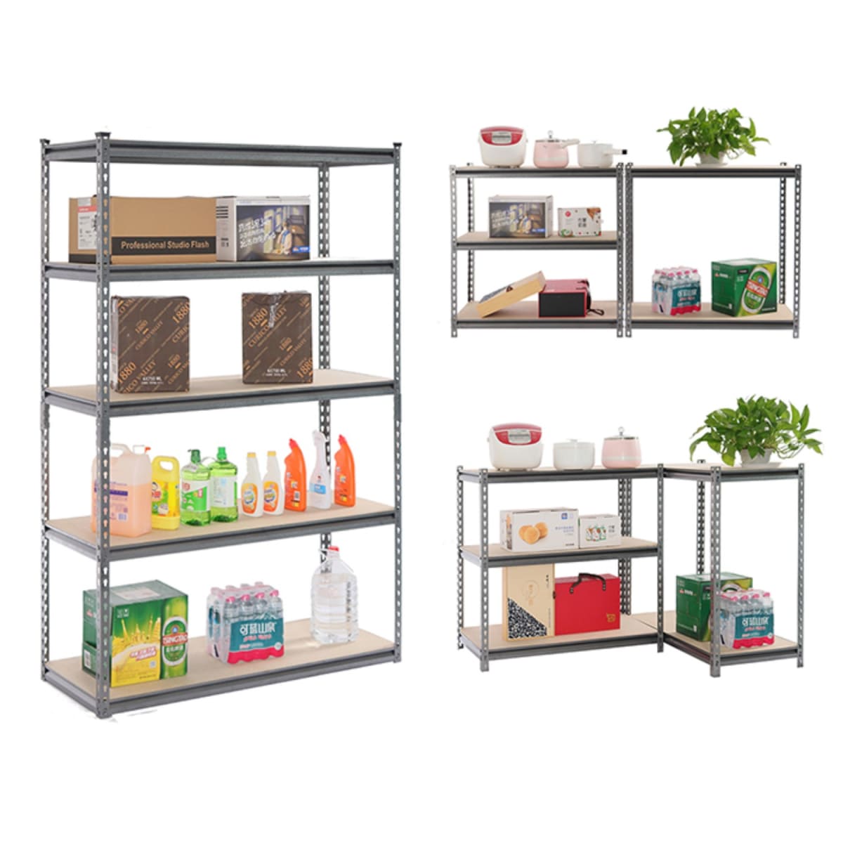 Estante Acero Pintado 120x45x180 cm 5 Band. 1250 Kg10