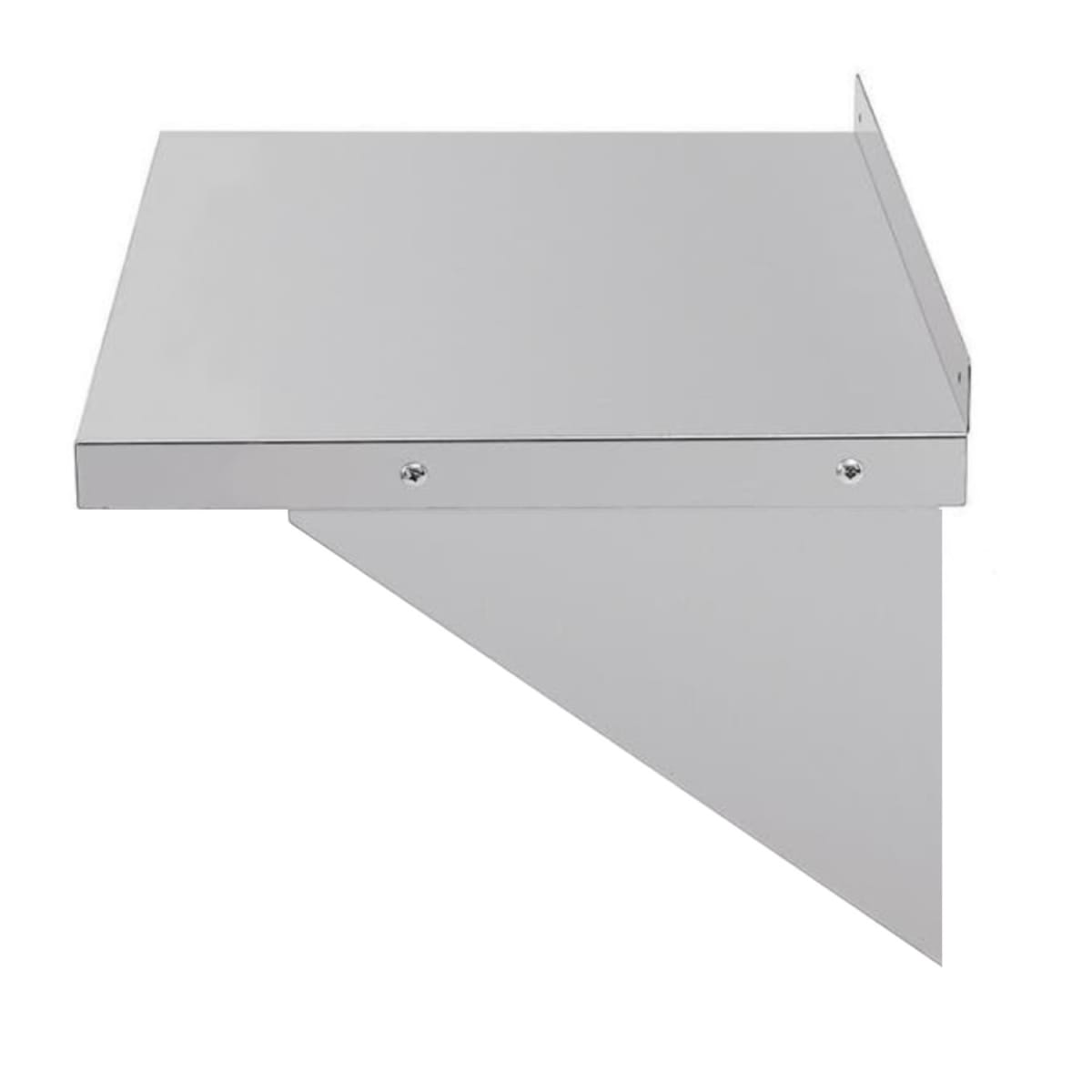 Repisa Mural Lisa 120x30 cms Acero Inoxidable4
