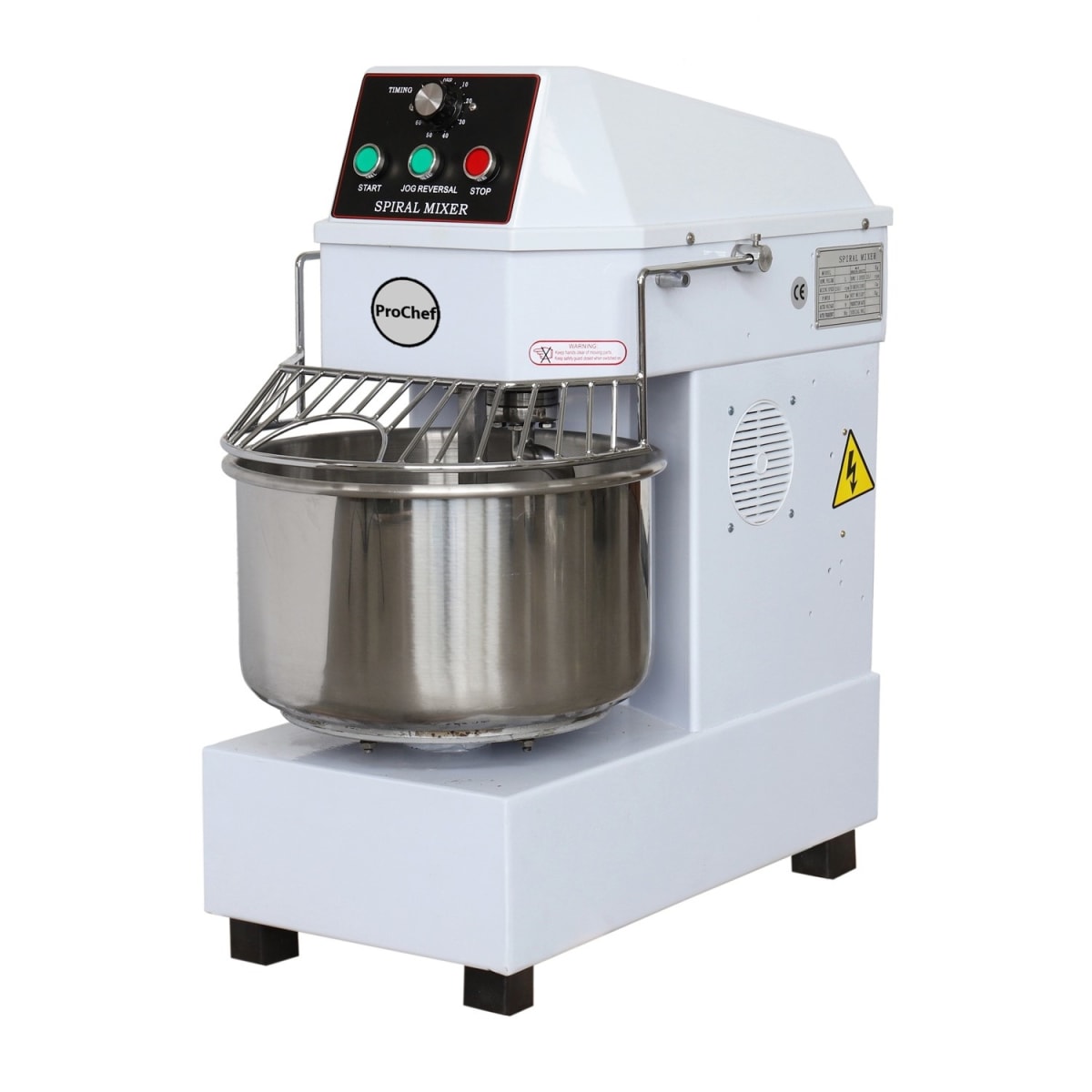 Amasadora industrial 20 LT, 8 KG, 1 velocidad1