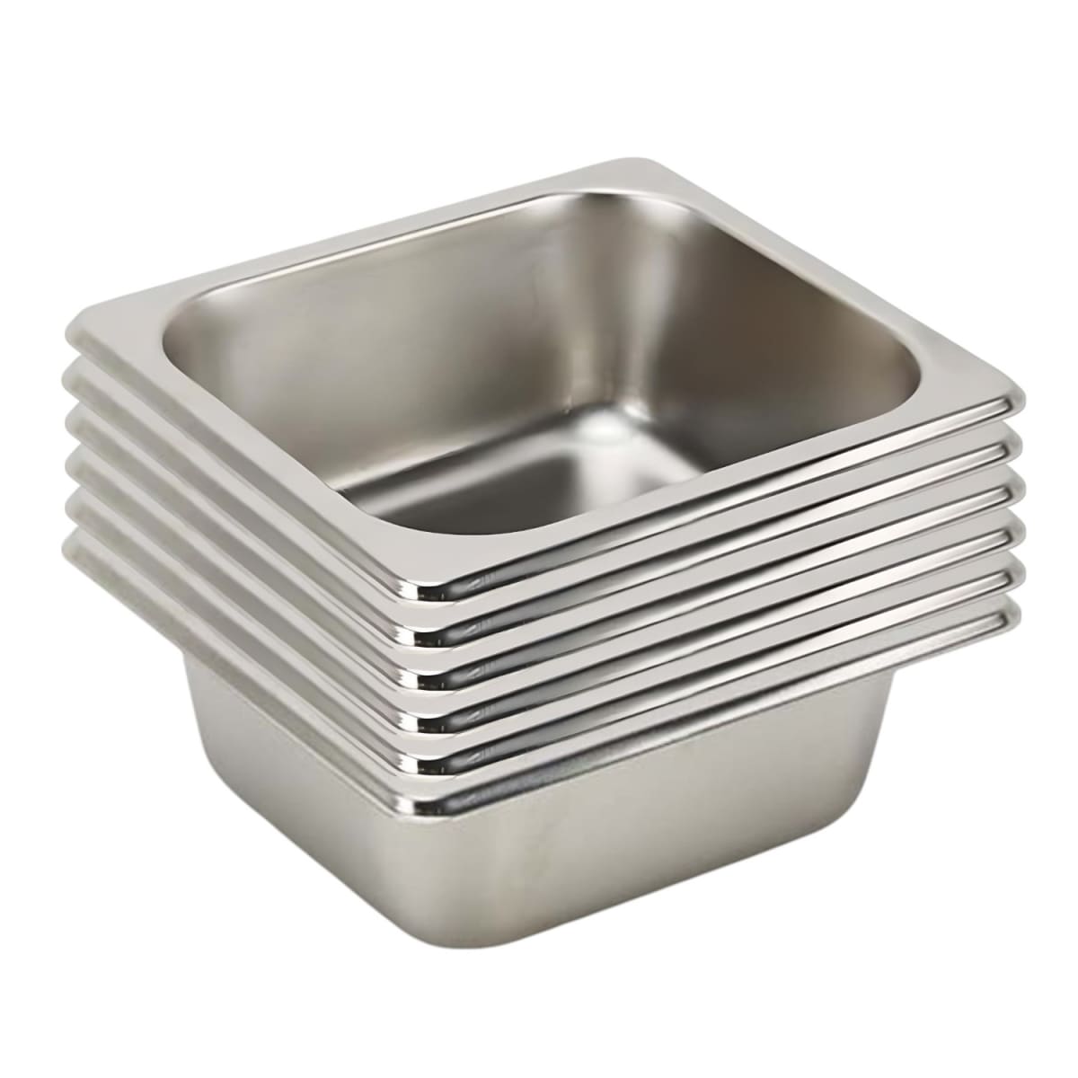 Pack 6 Depositos Gastro GN 1/6 x 65 mm Acero Inox4