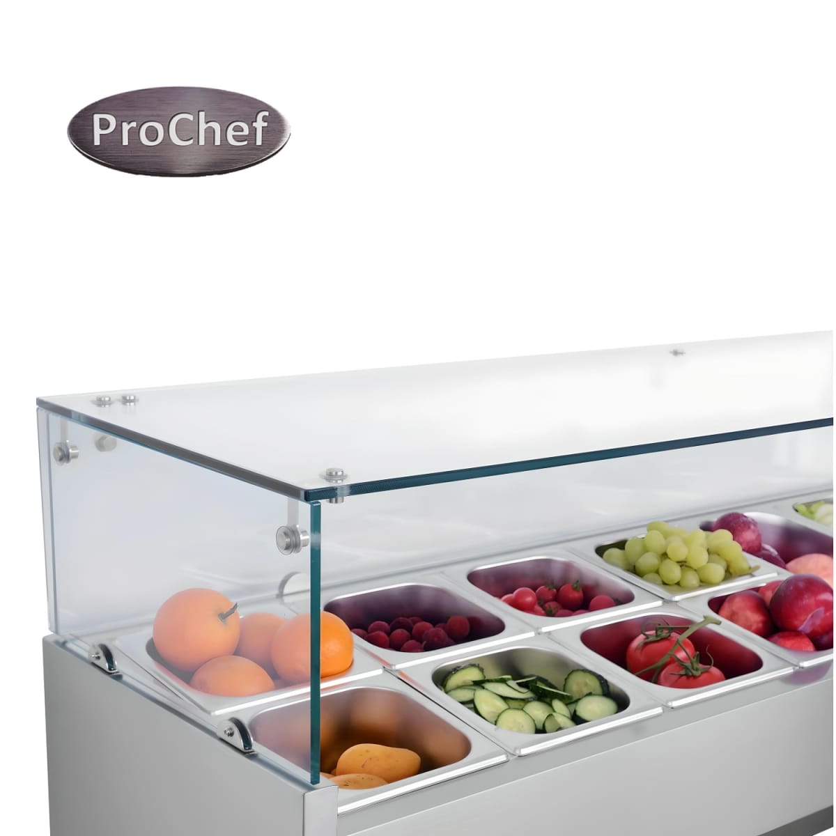 Pack 6 Depositos Gastro GN 1/6 x 150 mm Acero Inox3