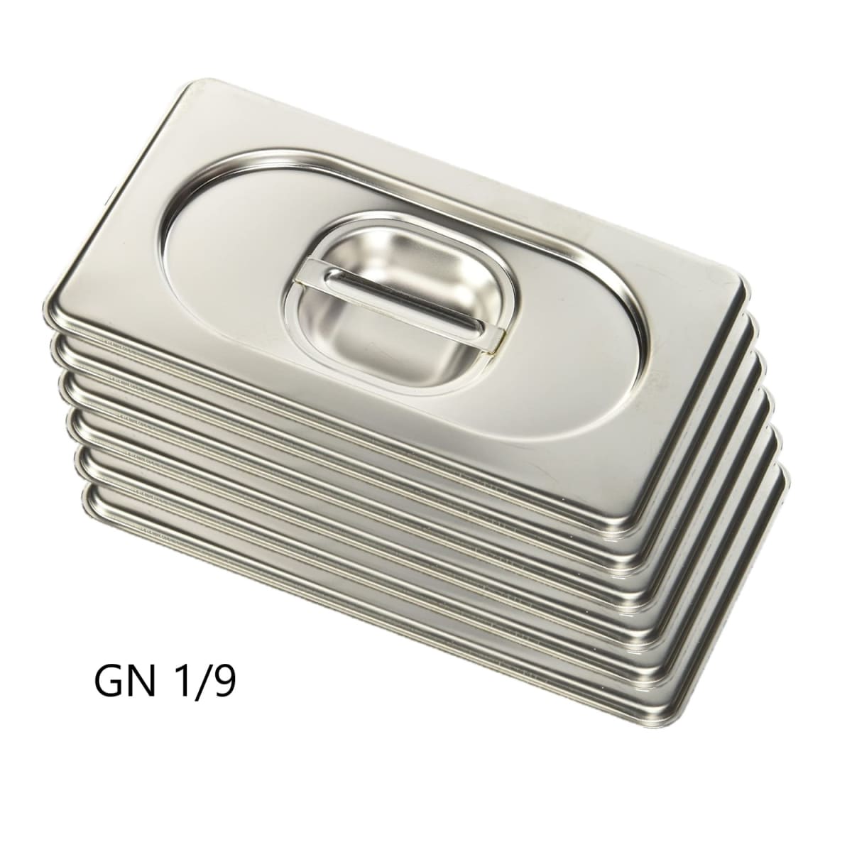 Pack 6 Tapas Gastronomicas para GN 1/9 Acero Inox1