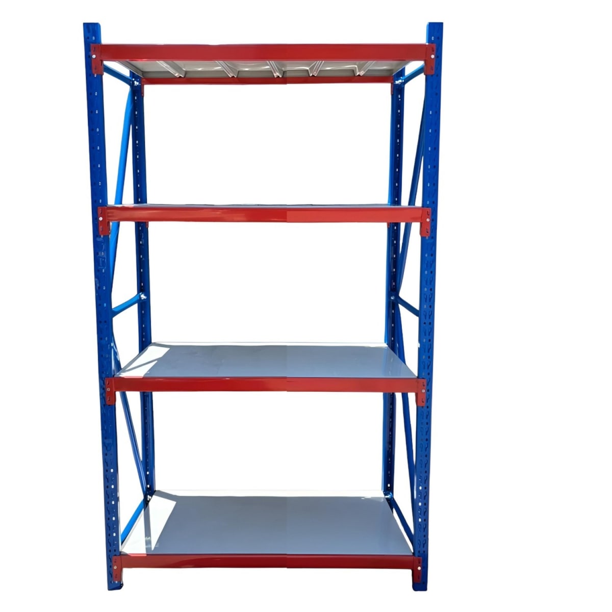 Mini Rack 120x50x200 cm. 400 Kg. Azul Naranjo Gris8