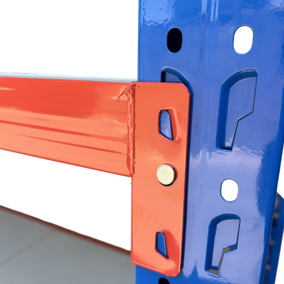 Rack 120x50x200 cm. 800 Kgs Azul Naranjo Gris6