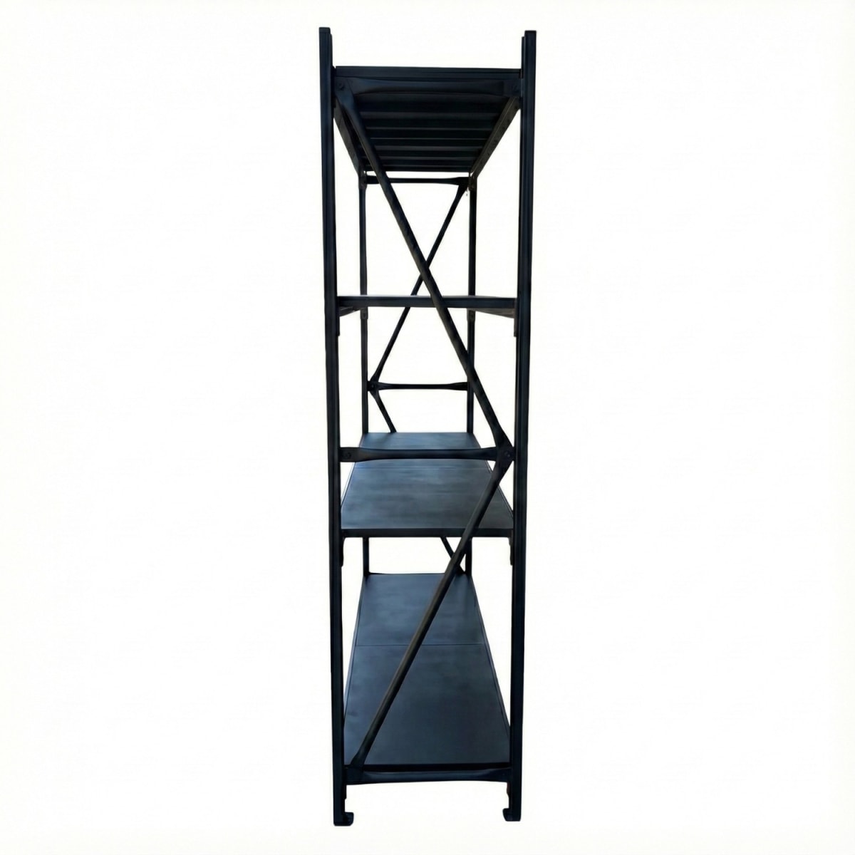 Rack 120x50x200 cm. 400 Kgs Negro3