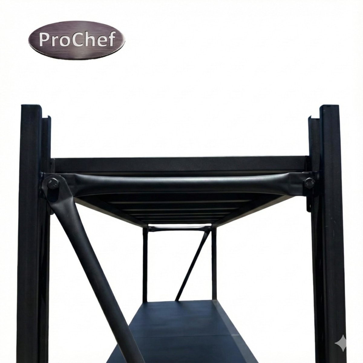 Rack 120x50x200 cm. 400 Kgs Negro6