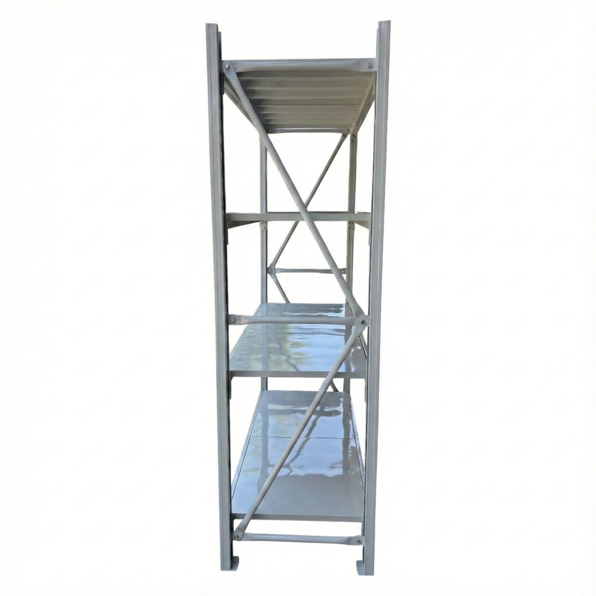 Rack 150x50x200 cm. 800 Kgs Gris Claro3
