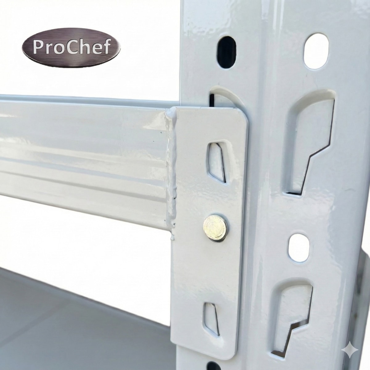Rack 150x50x200 cm. 800 Kgs Gris Claro6