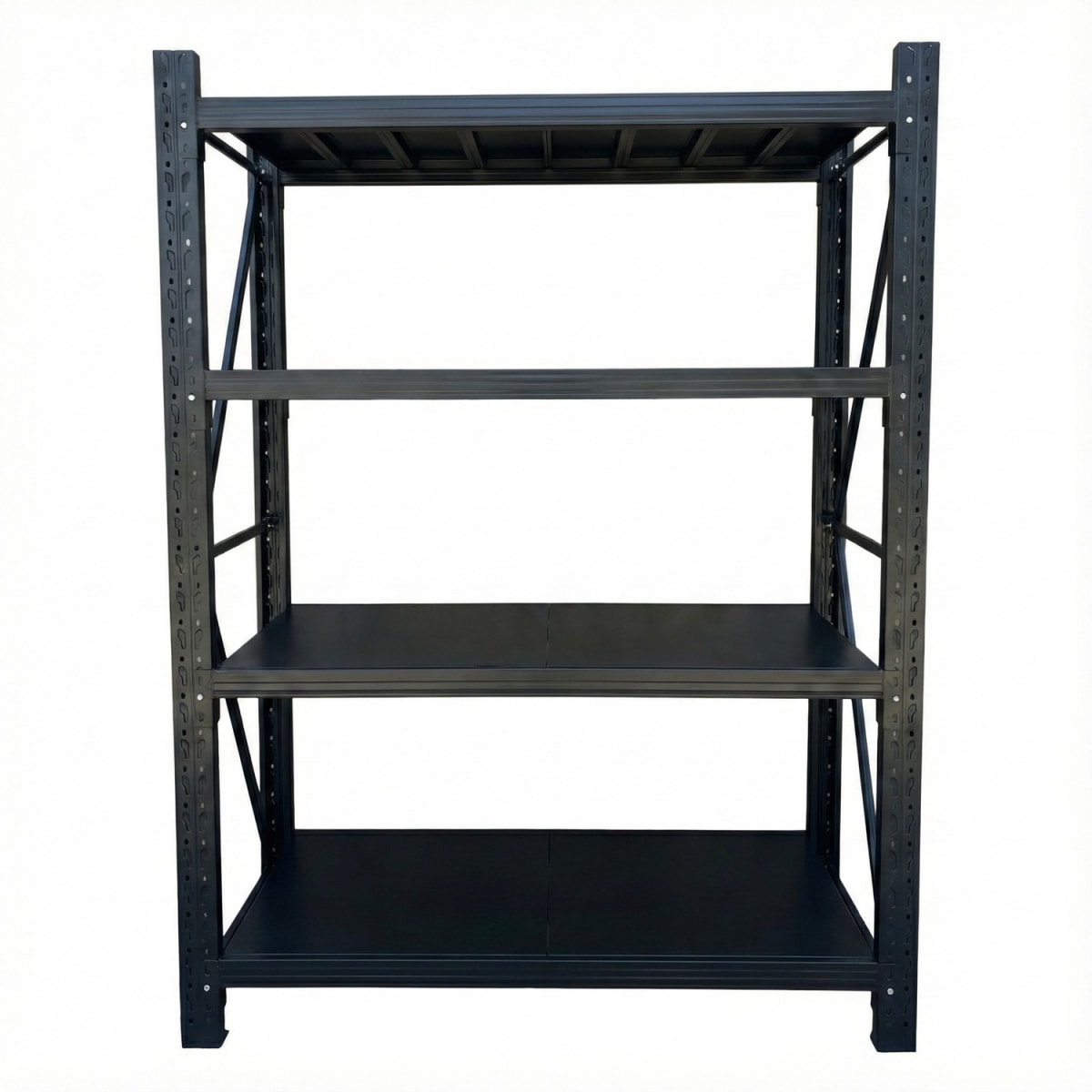 Rack 150x50x200 cm. 800 Kgs Negro4