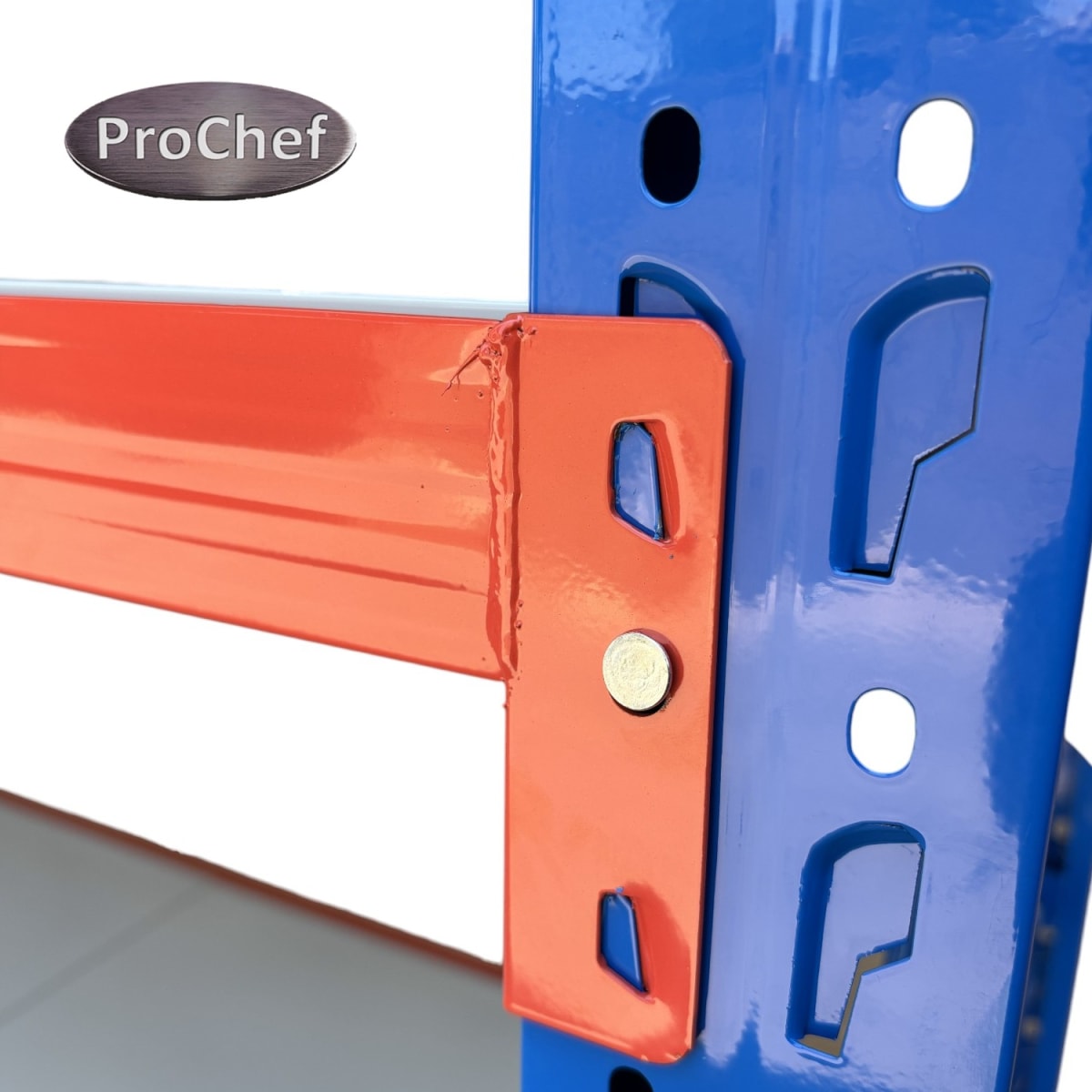 Rack 200x50x200 cm. 800 Kgs Azul Naranjo Gris6