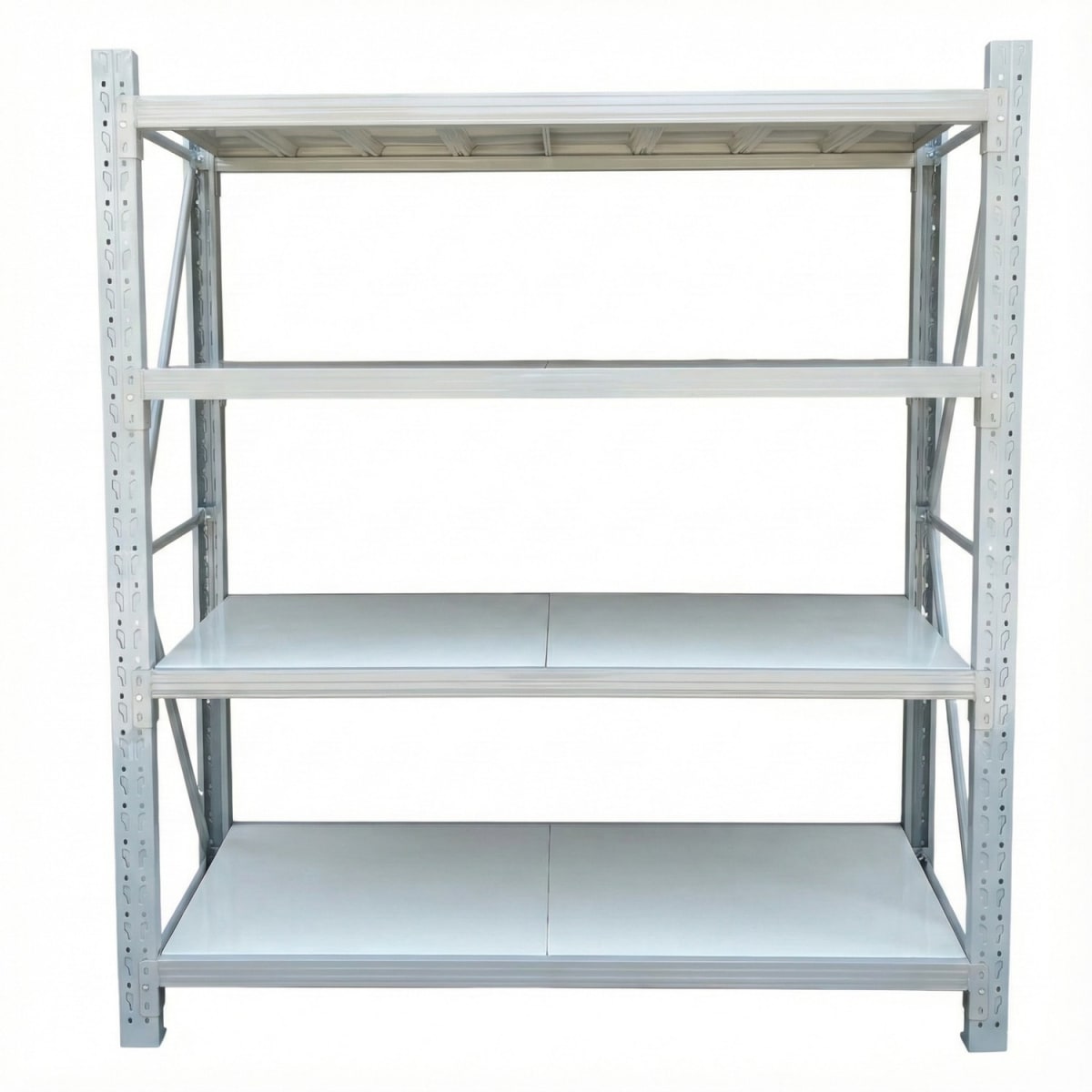 Rack 200x50x200 cm. 800 Kgs Gris Claro4