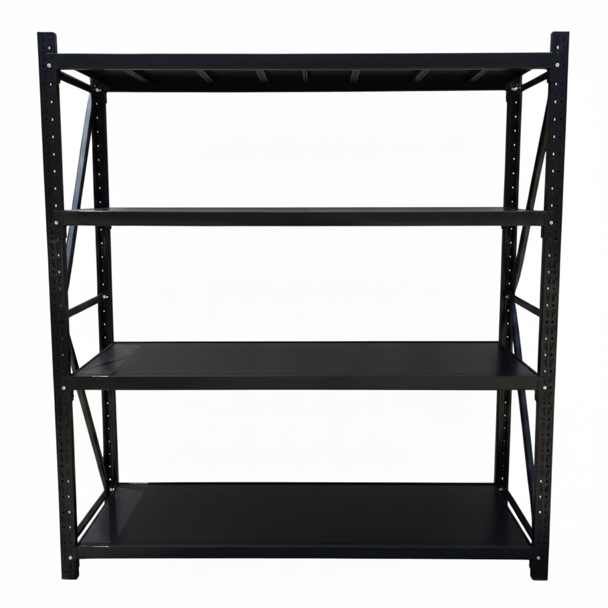 Rack 200x50x200 cm. 400 Kgs Negro4