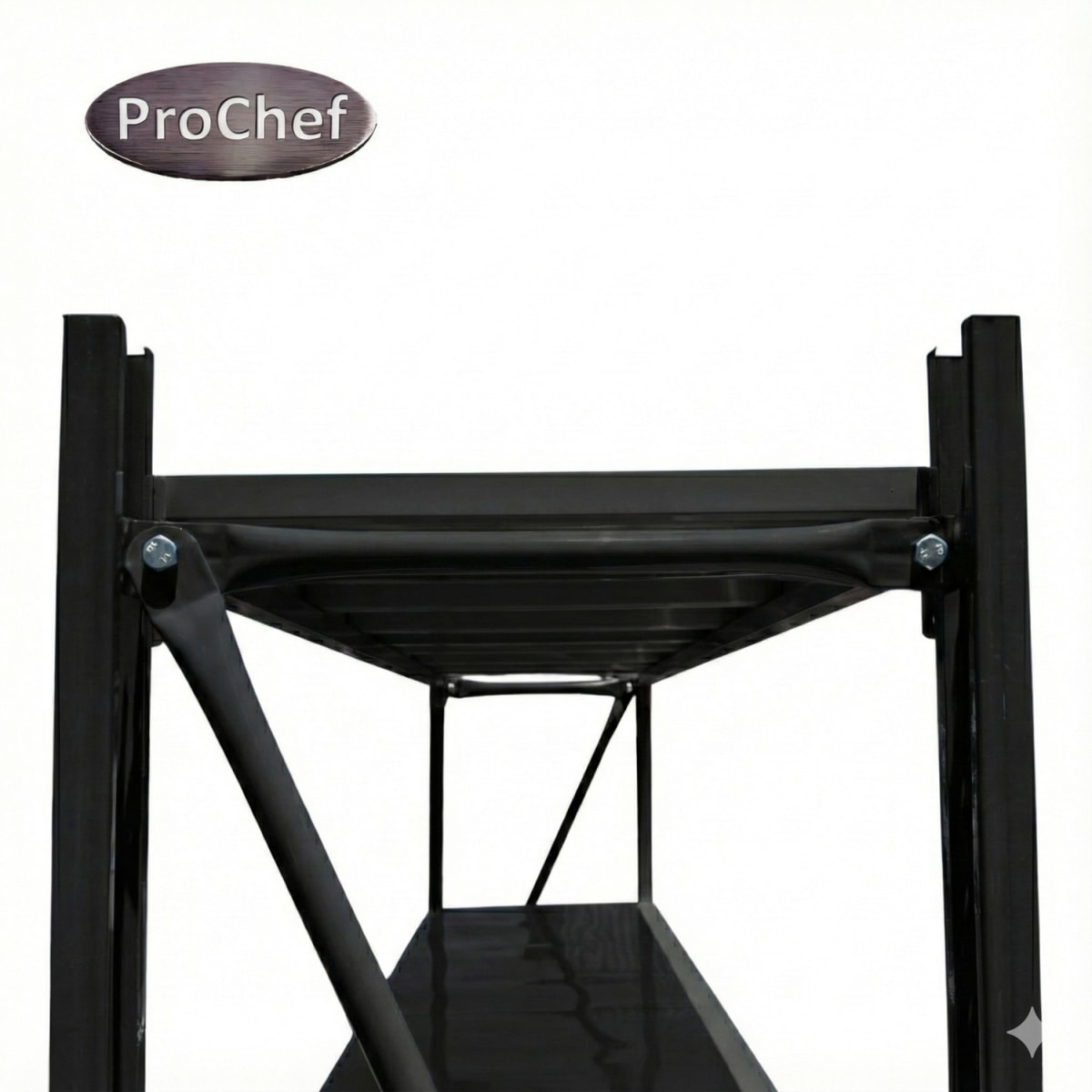 Rack 200x50x200 cm. 400 Kgs Negro6