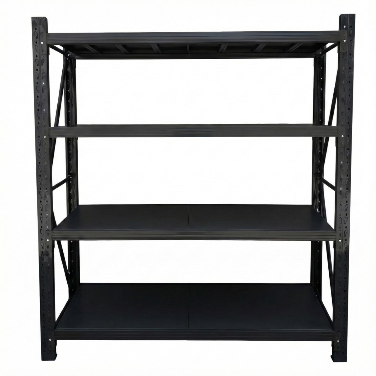 Rack 200x50x200 cm. 800 Kgs Negro4