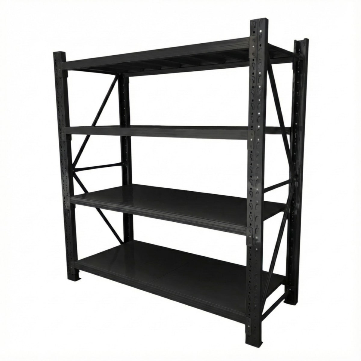 Rack 200x50x200 cm. 800 Kgs Negro2