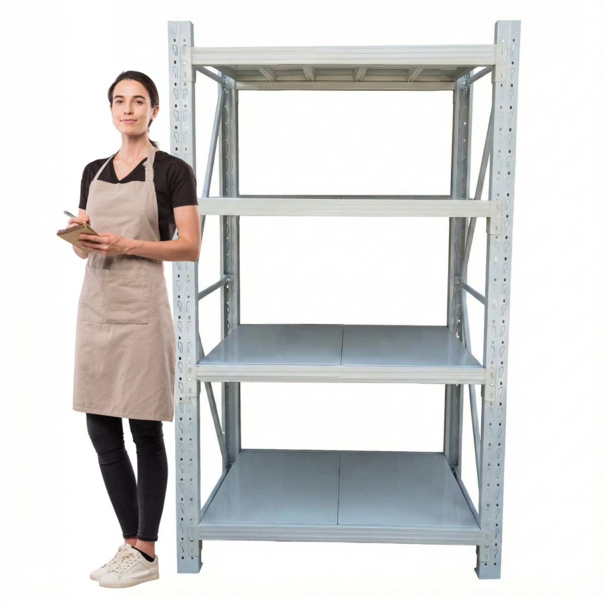 Rack 120x60x200 cm. 800 Kgs Gris1