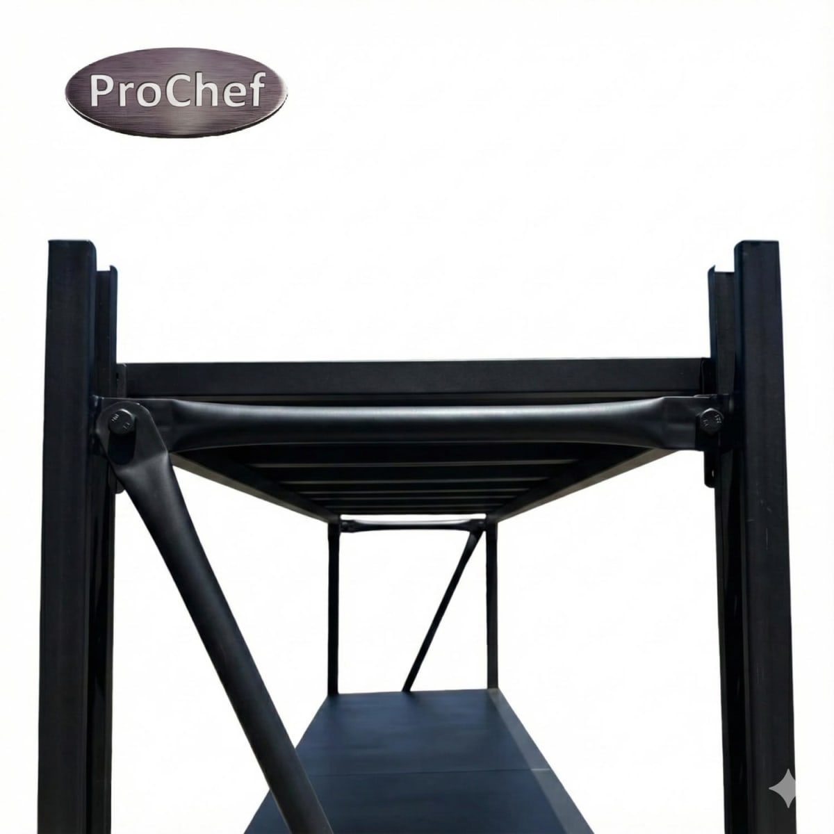 Rack 120x60x200 cm. 400 Kgs Negro6