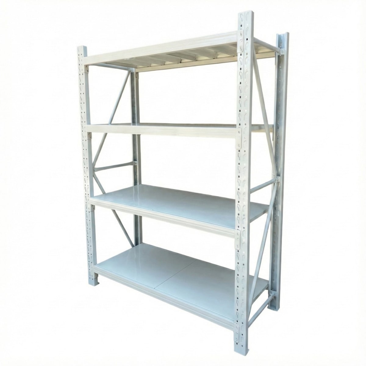 Rack 150x60x200 cm. 800 Kgs Gris Claro2