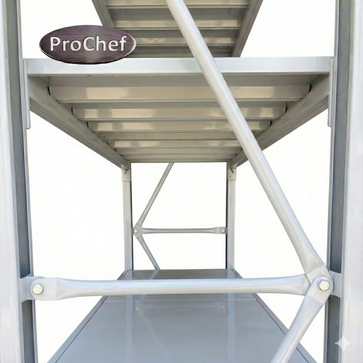 Rack 150x60x200 cm. 800 Kgs Gris Claro5