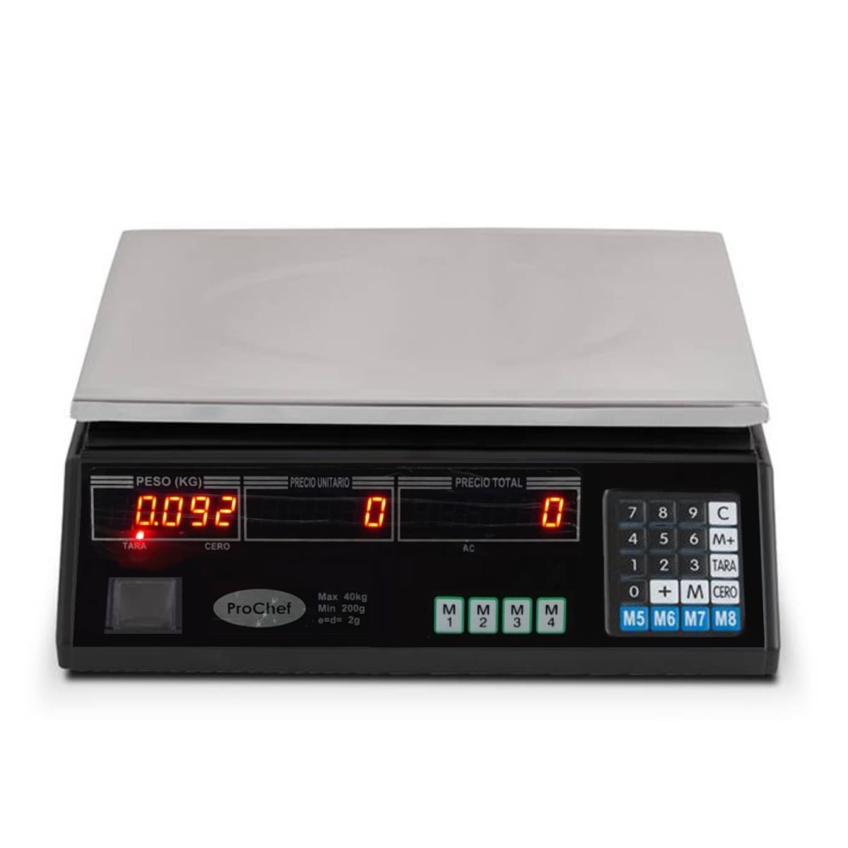 Pesa Digital ProChef 40 Kg. x 2 Gr. Electrica y Bateria2