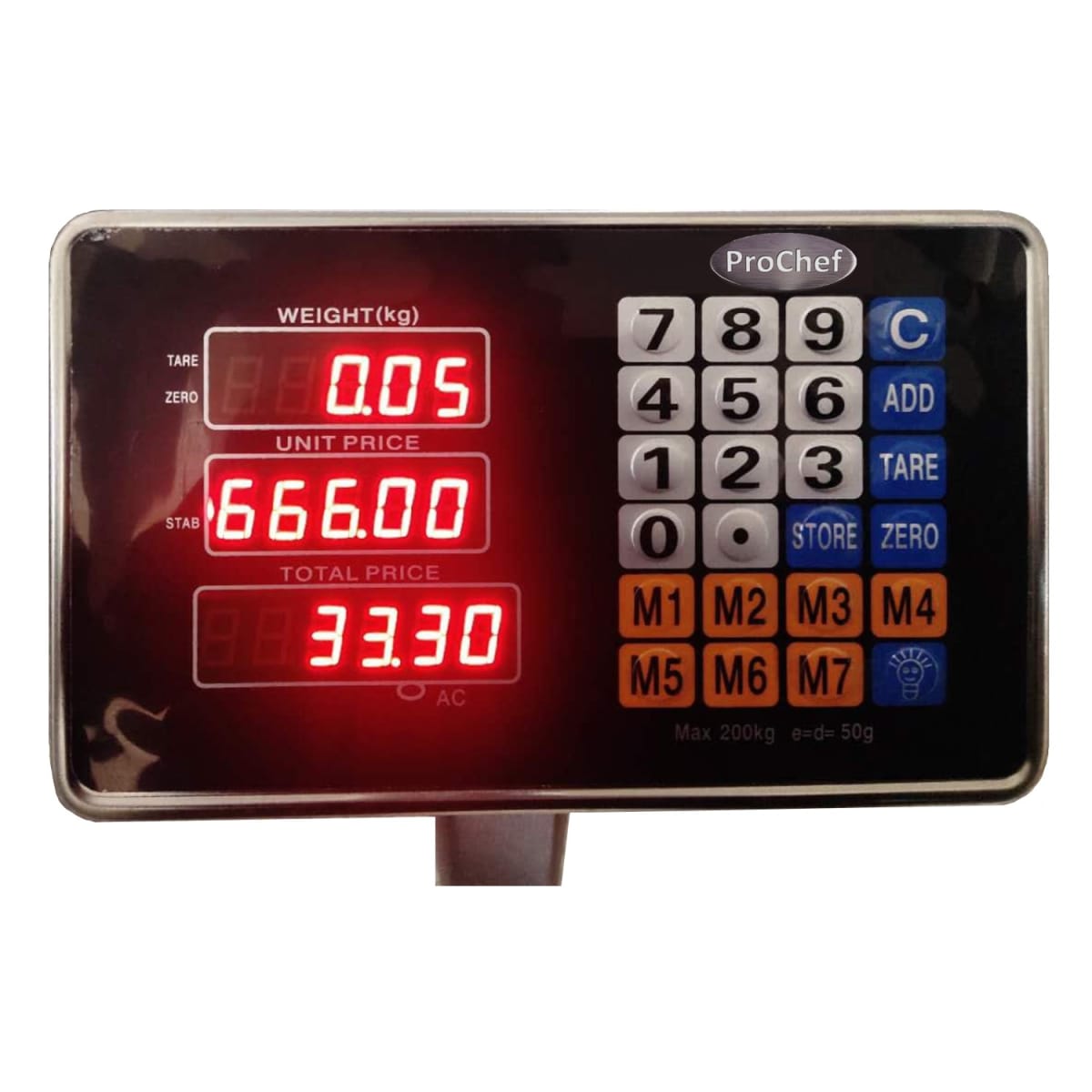 Pesa Digital ProChef 3000 Kg de Plataforma 120x120 Cm5