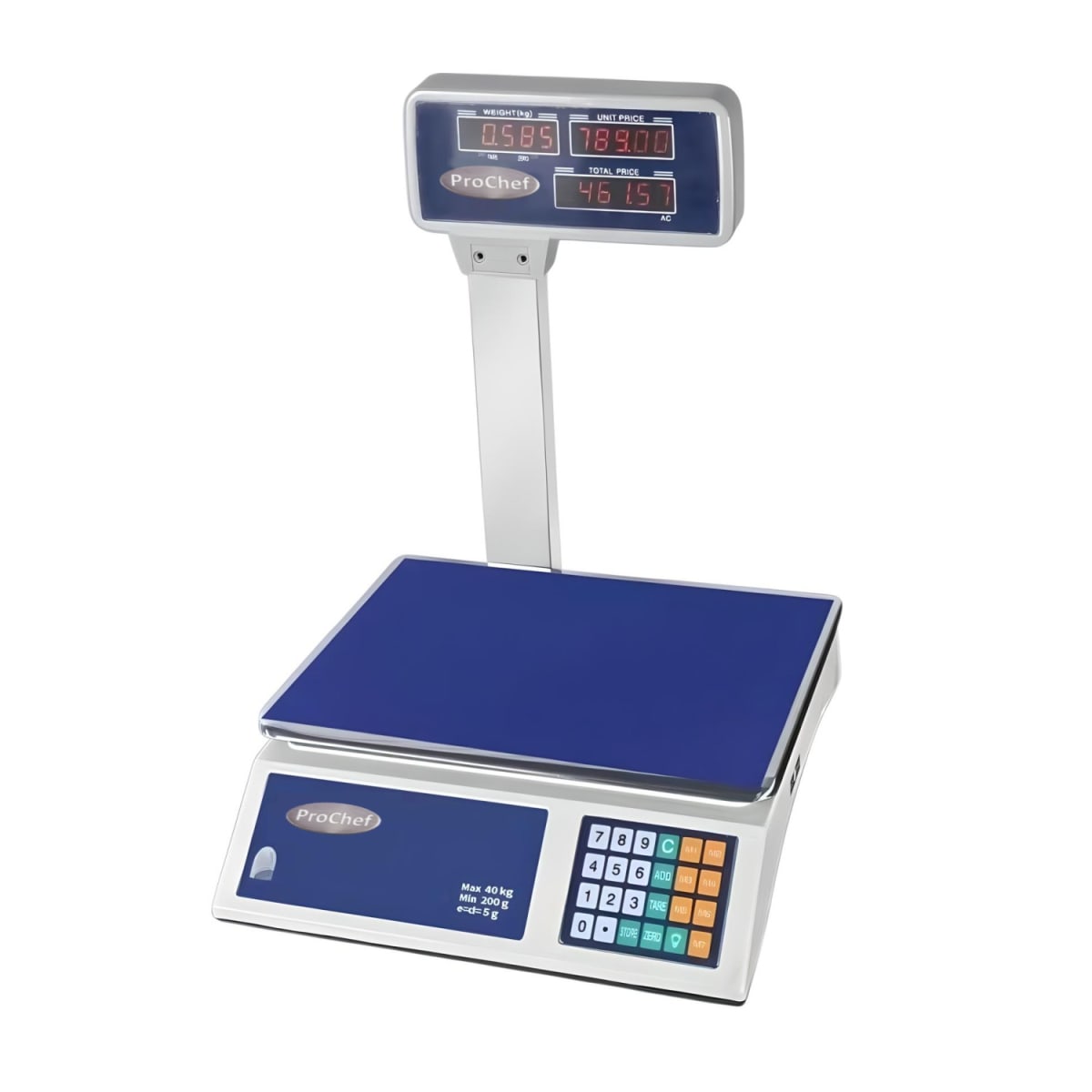 Pesa Digital ProChef 40 Kg. x 2 Gr. Con Visor Aereo. Bateria2